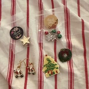 Festive Christmas Tree Brooch